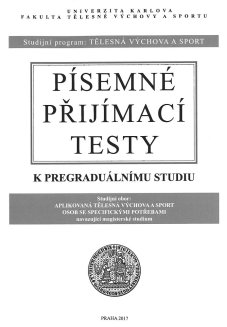 Písemné přijímací testy APTV - titulka