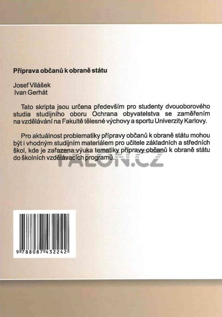 Příprava občanů k obraně státu - záda