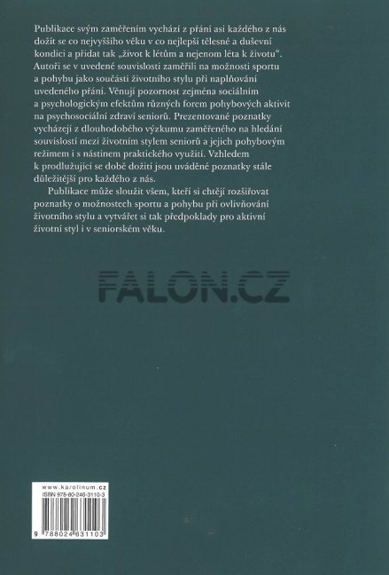 Sport a pohyb v životě seniorů - záda