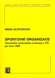 Sportovní organizace - titulka