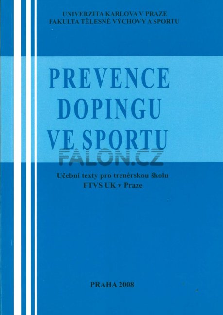 Prevence dopingu ve sportu - titulka 