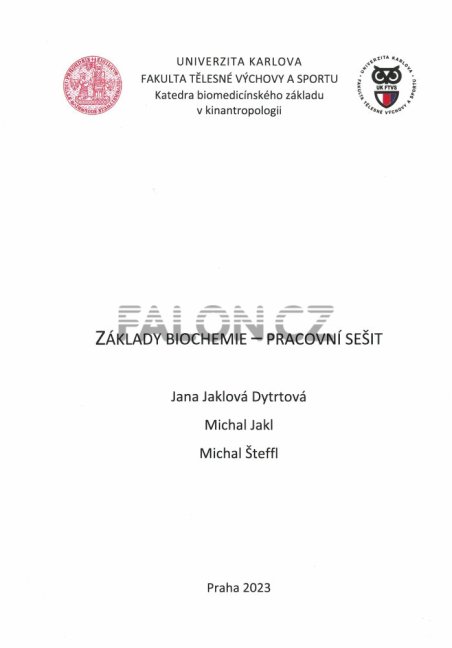 Základy biochemie - pracovní sešit 2023 - titulka